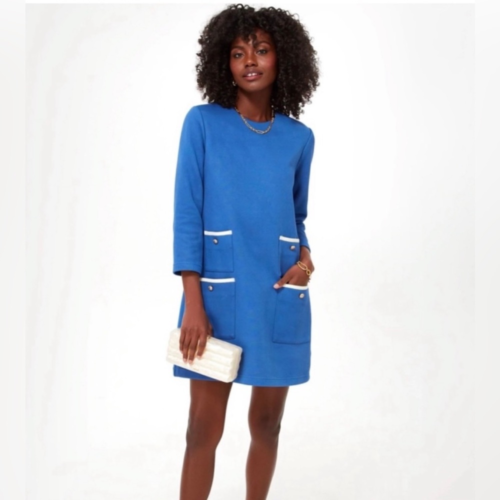 NWT Tuckernuck Blue Francoise Mod Mini Dress Small